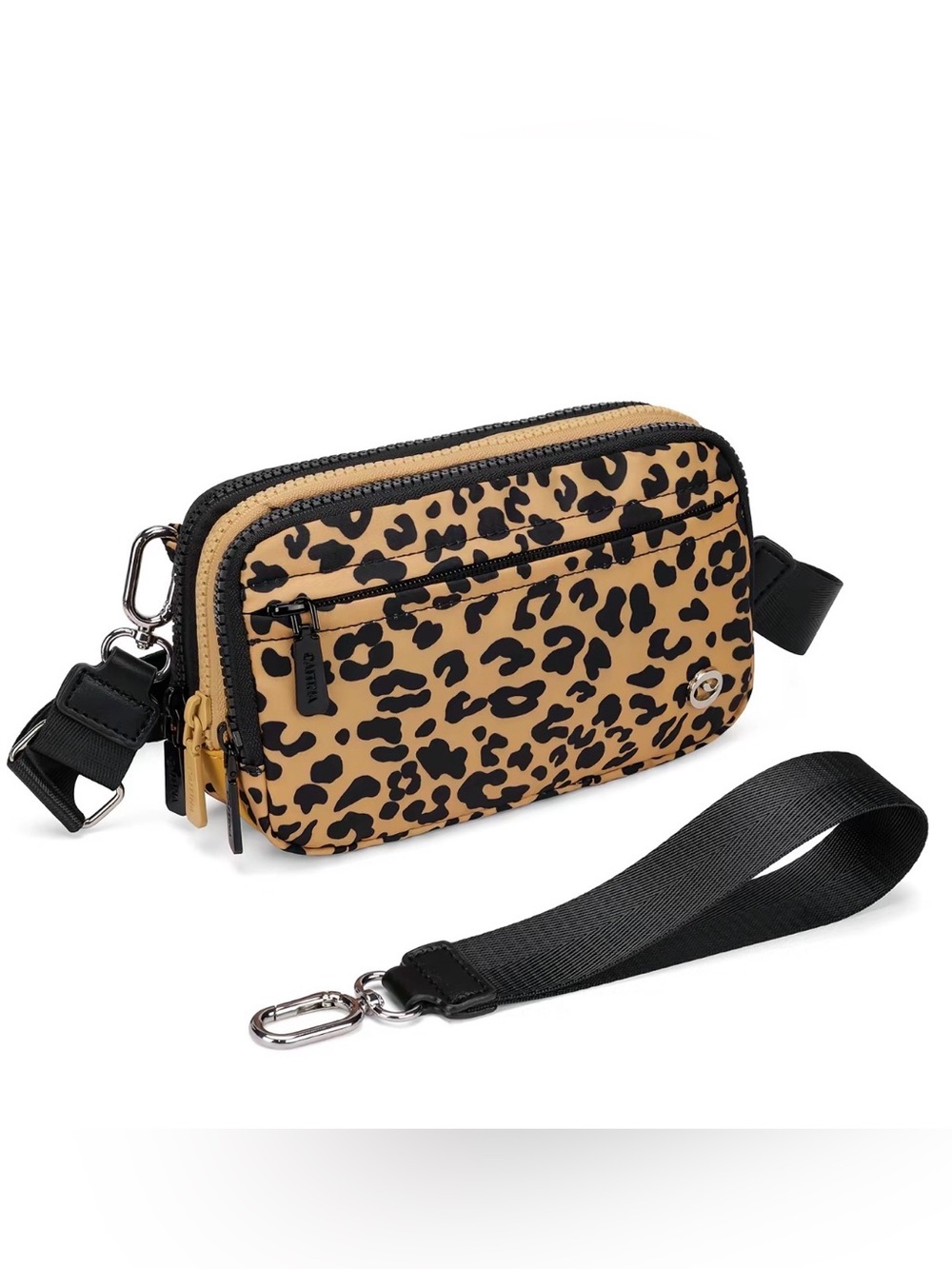 3 Layer Leopard Crossbody